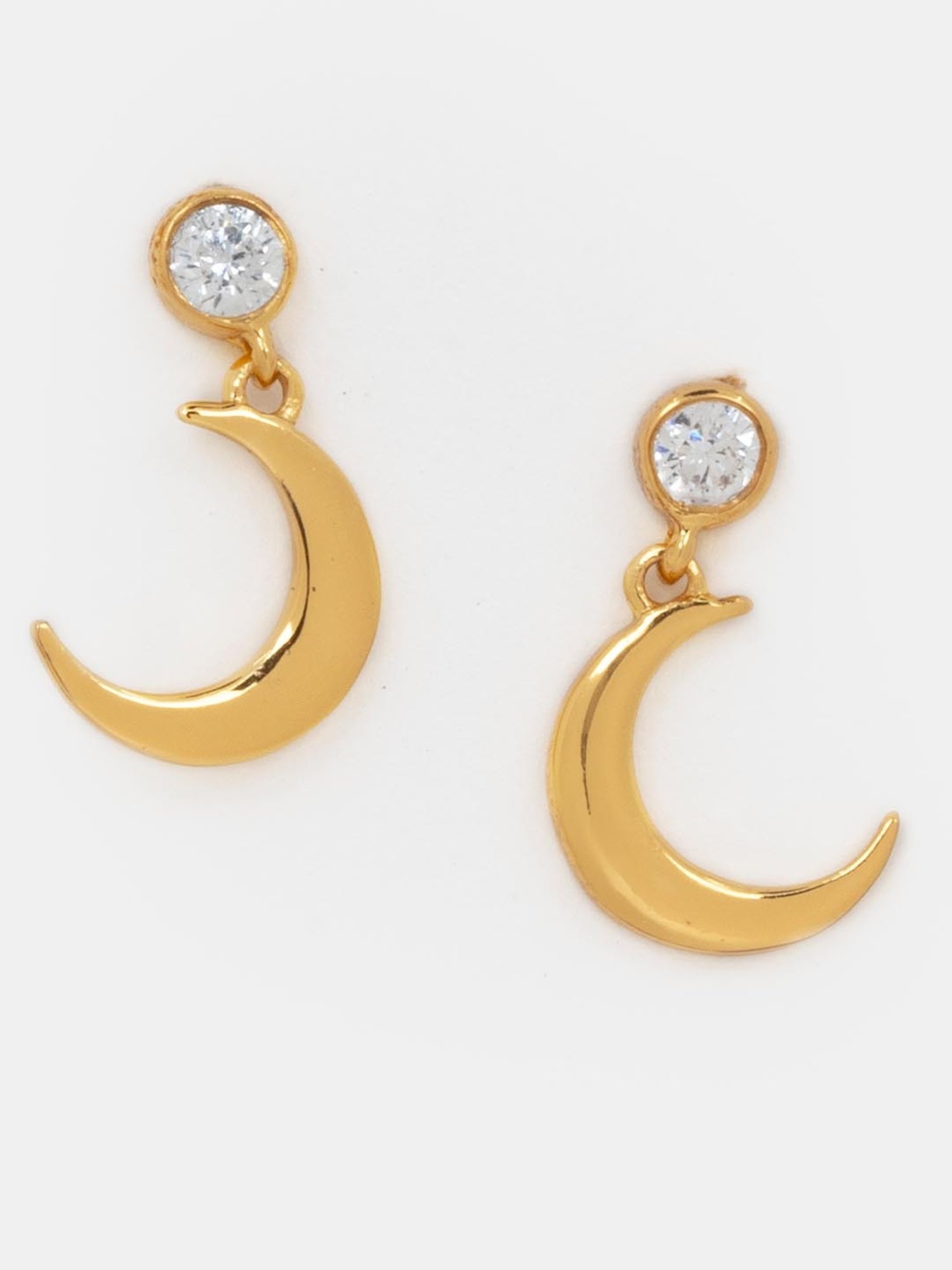 Shaya Gold Plated Shoot for the Moon Earrings in 925 Silver