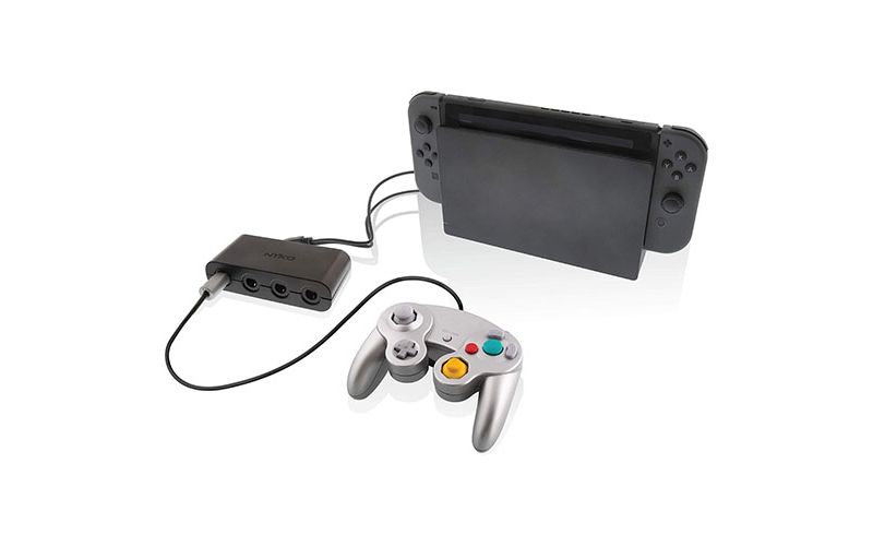 Nyko Retro Controller Hub for Nintendo Switch - 4 Controller parts - Powered via 2 USB ports - Provides enough voltage for 4 controllers