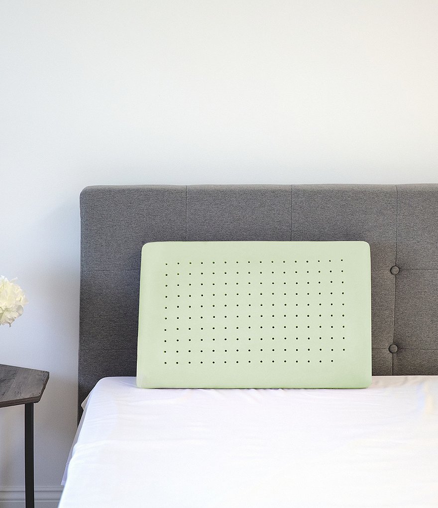 Sensorpedic Wellness Collection Calming Aloe Vera Infused Memory Foam Pillow