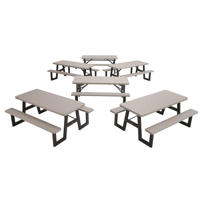 Rectangle Picnic Table Beige - Lifetime