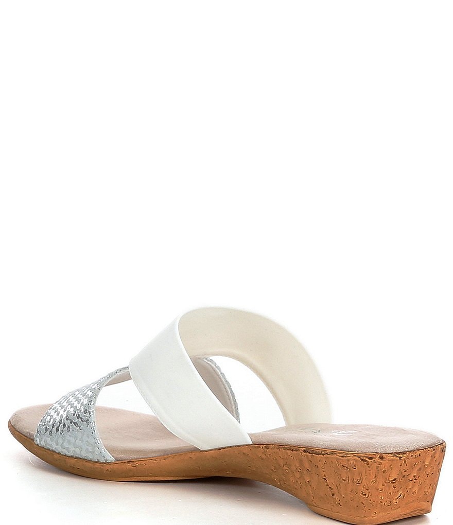 Onex Izabel Cork Wedge Slides