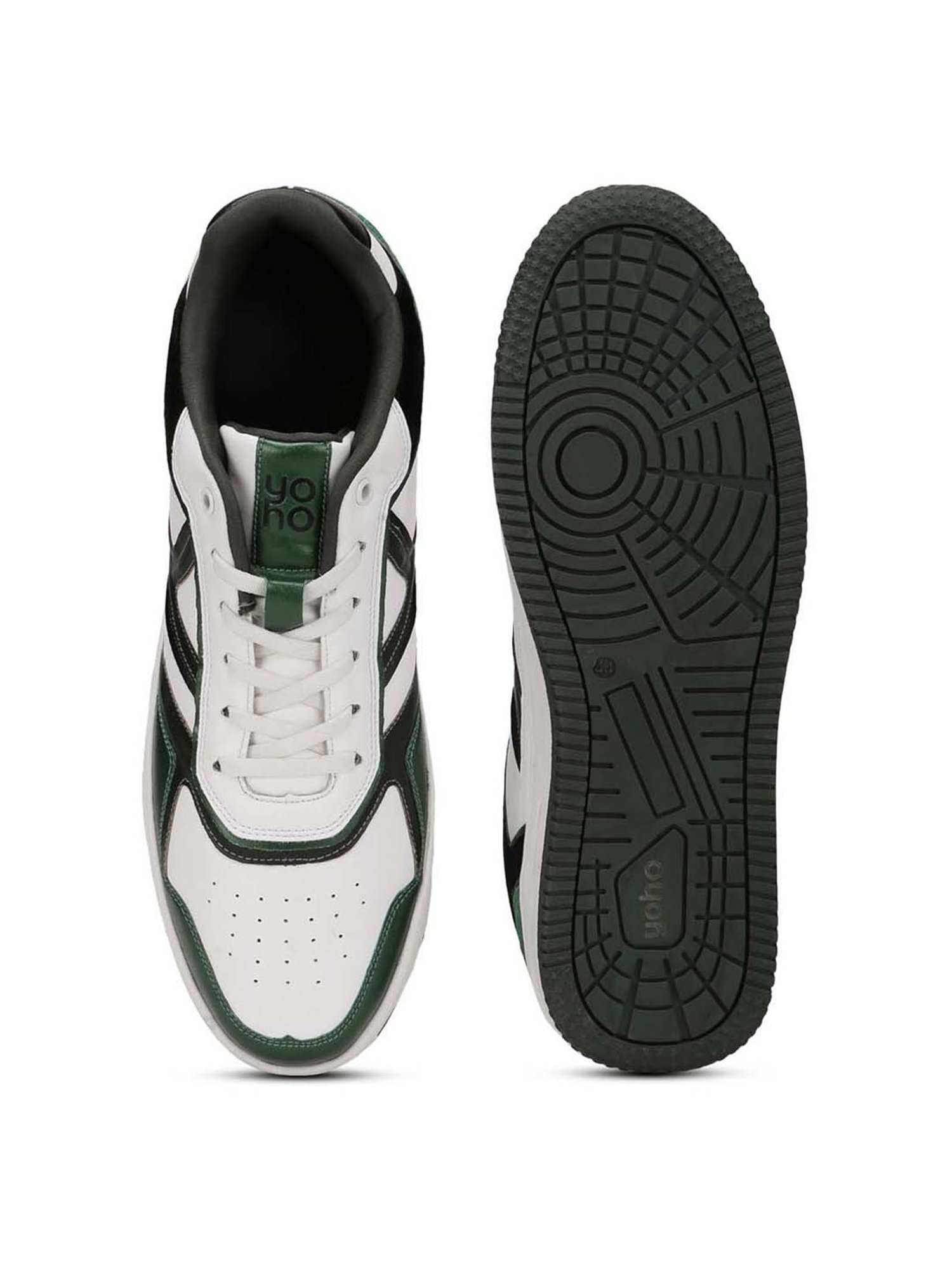 Yoho Men's Green Casual Sneakers