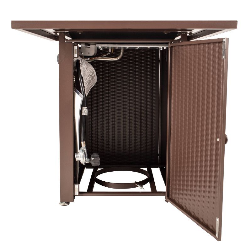 Pleasant Hearth Grant Gas Fire Pit Table