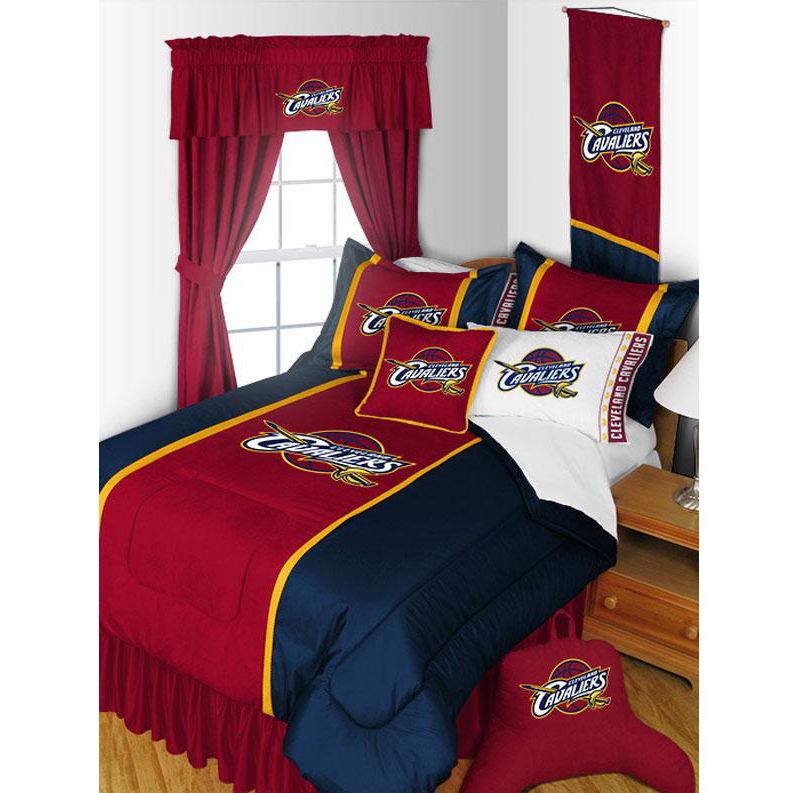 Set of 2 NBA Pillowcases Basketball Team Logo Bedding Pillow Covers - Cleveland Cavaliers..