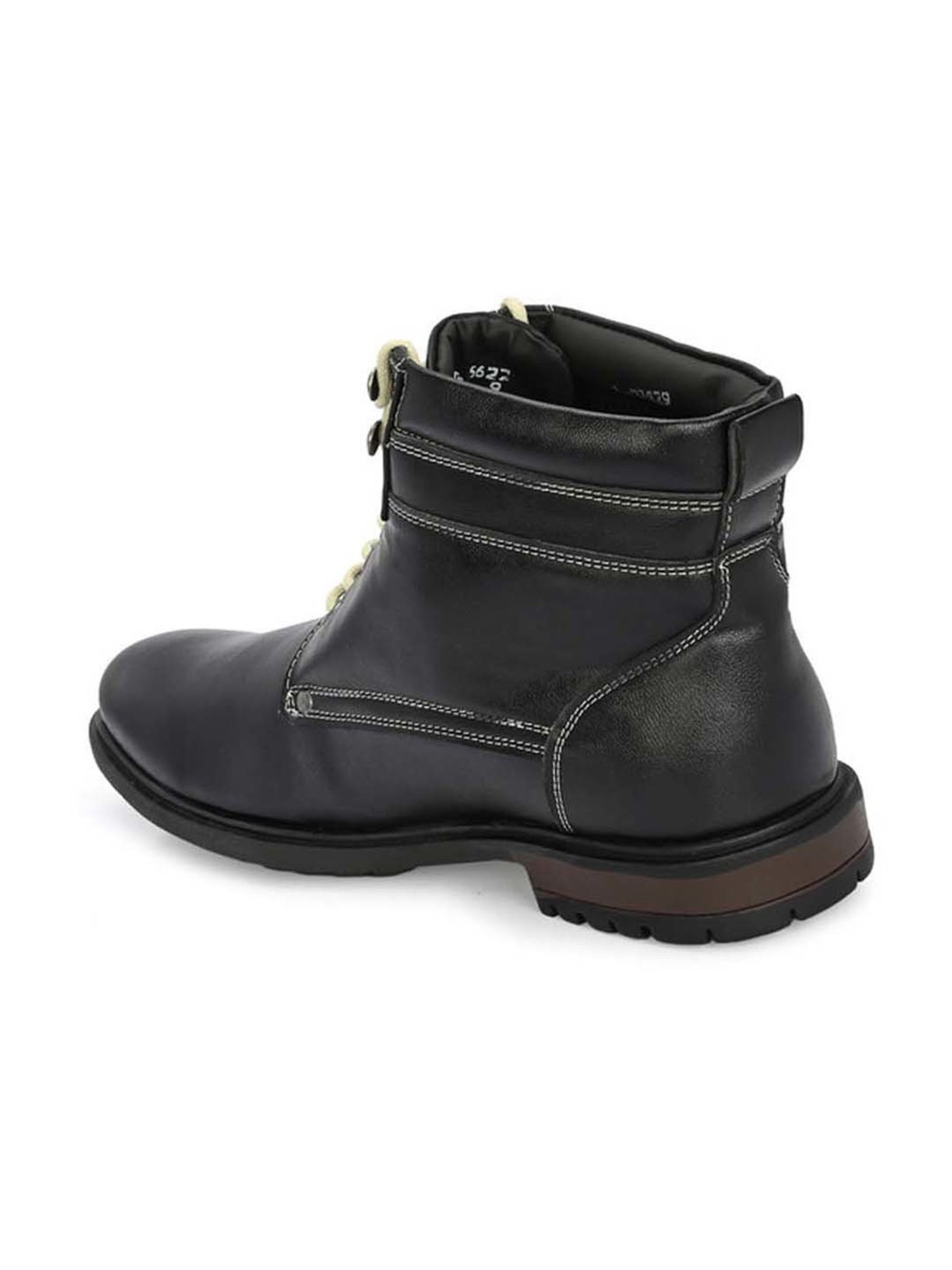 San Frissco Men's Black Derby Boots