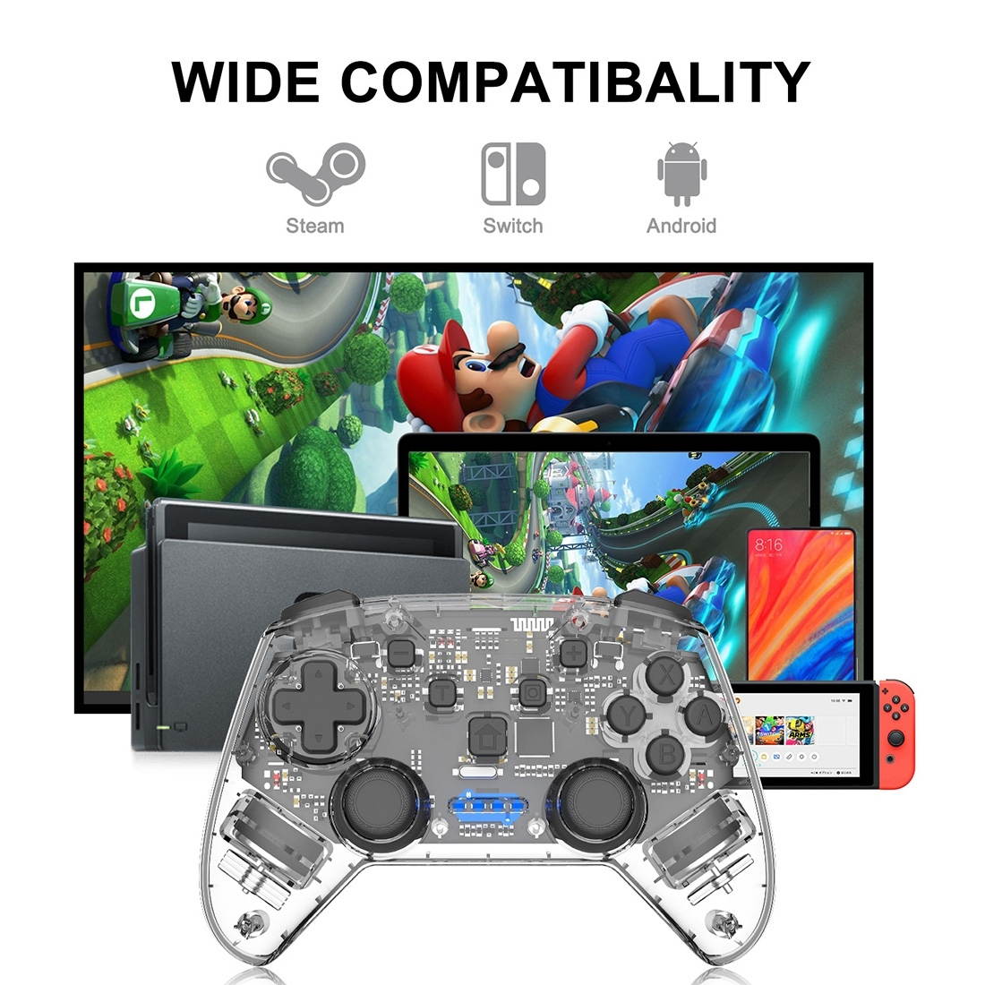 controller gear nintendo switch skin & screen protector set, officially licensed by nintendo  super mario odyssey "capture map"  nintendo switch
