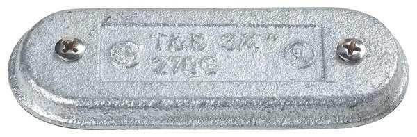 THOMAS & BETTS 570F Conduit Body Cover,1-1/2 in.