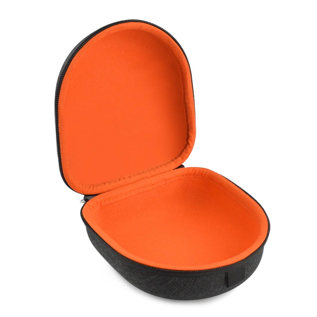 geekria ejb40 headphones carrying case for sony mdrv6, mdrv600, mdrv900hd, mdrv500, mdr7506 and more / hard shell headphone case / headset travel bag black fabric