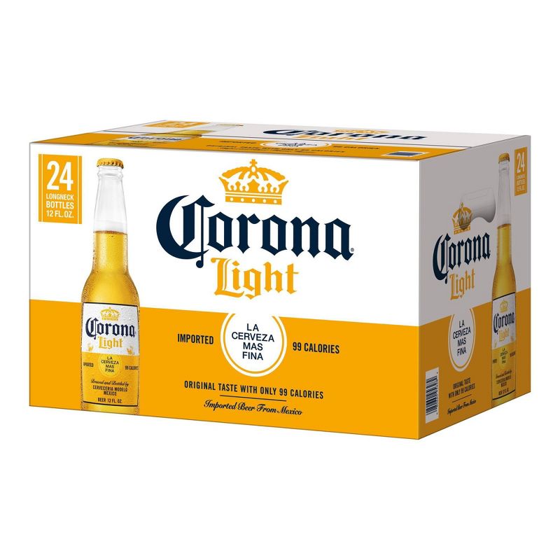 Corona Light Lager Beer - 24pk/12 fl oz Bottles
