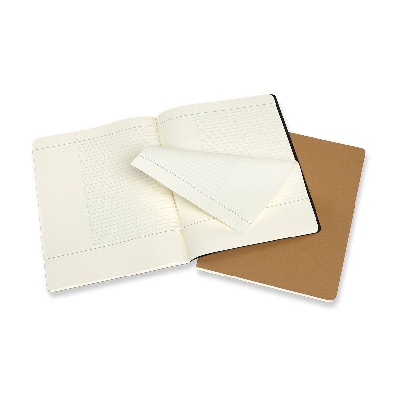 Moleskine Lined Professional Journal XL Cahier Black/Kraft