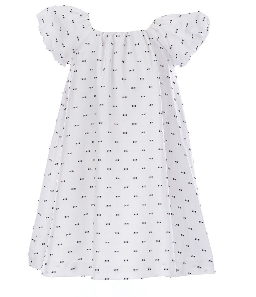 Edgehill Collection Mommy & Me Toddler Girls 2T-4T Swiss Dot A-Line Dress
