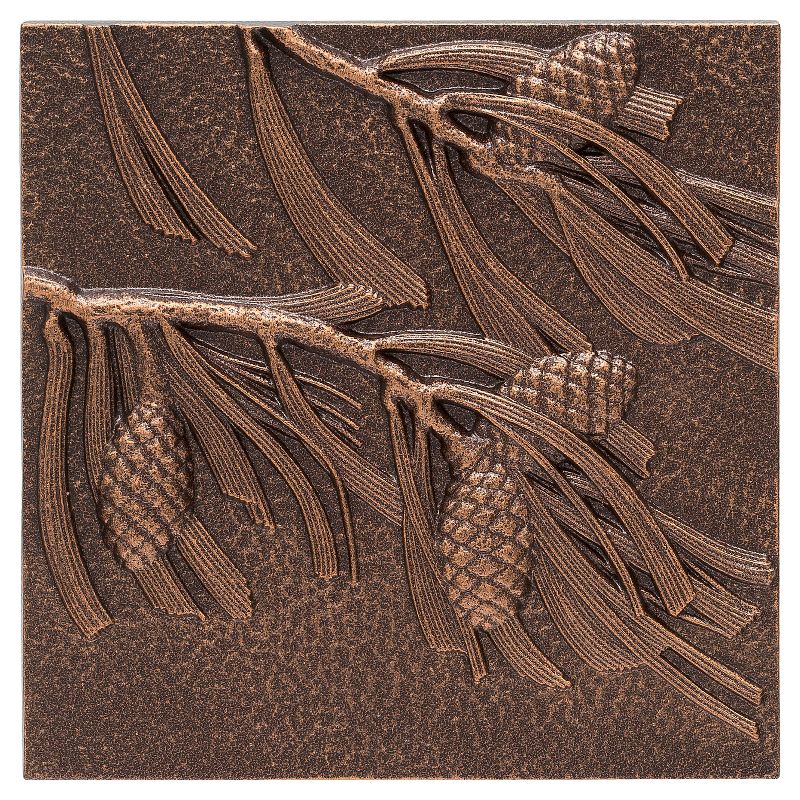 1" Aluminum Pinecone Wall Décor - Antique Copper - Whitehall Products