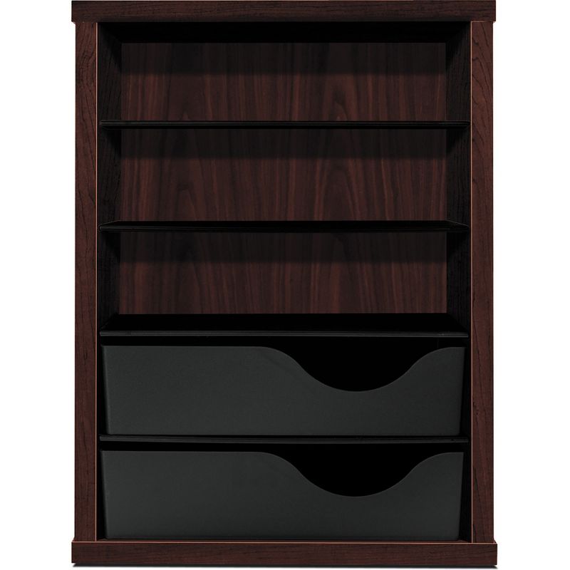 Hon Paper Manager Vertical 14-7/8"x10-7/8"x19-11/16" Mahogany LVPM1N