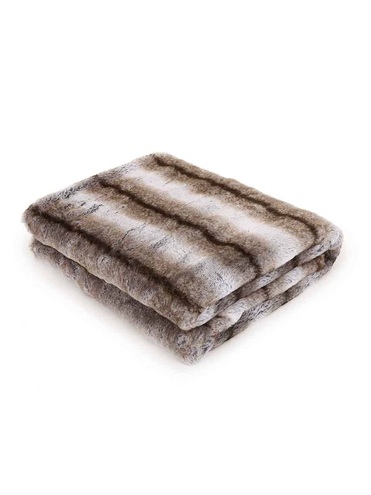 Nestasia Red & Cream Chevron Cotton Knitted Throw blanket with texture for Living Room or Bedroom