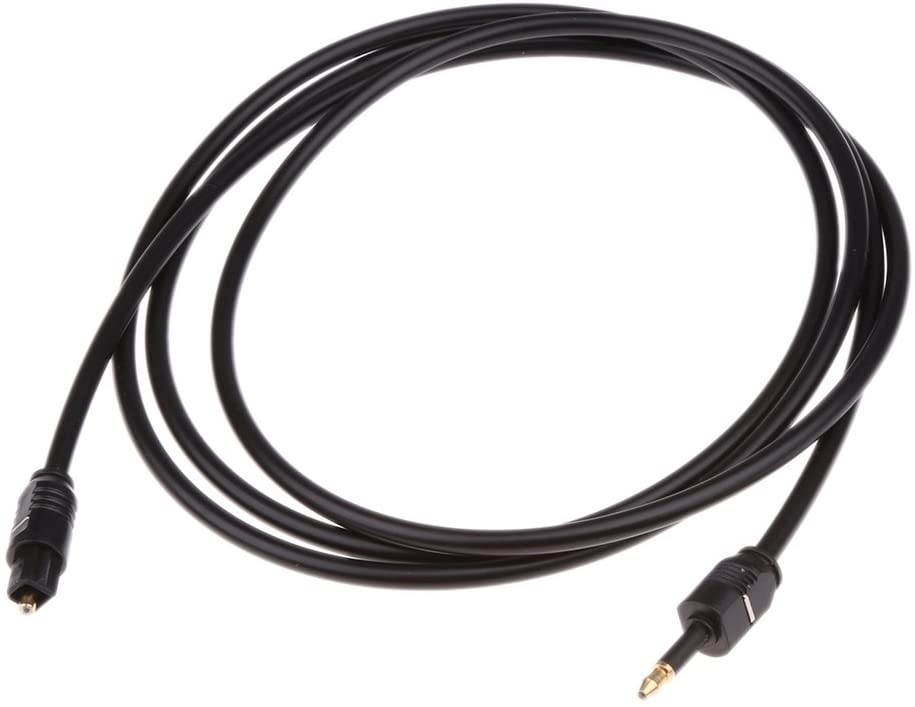 TosLink Male to 3.5mm Male Digital Optical Audio Cable Lead 3ft