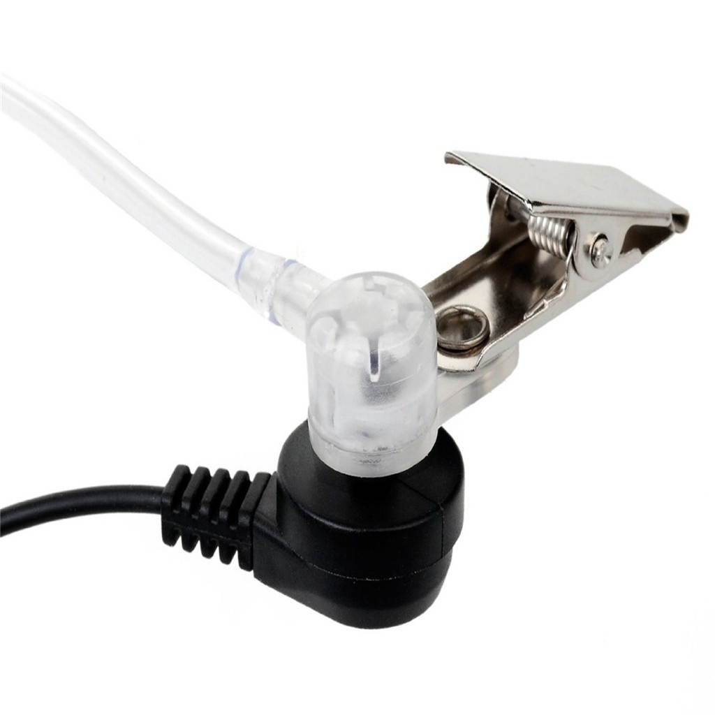 10pcs Advanced Covert Acoustic Tube Bodyguard FBI Earpiece Headset PTT Mic