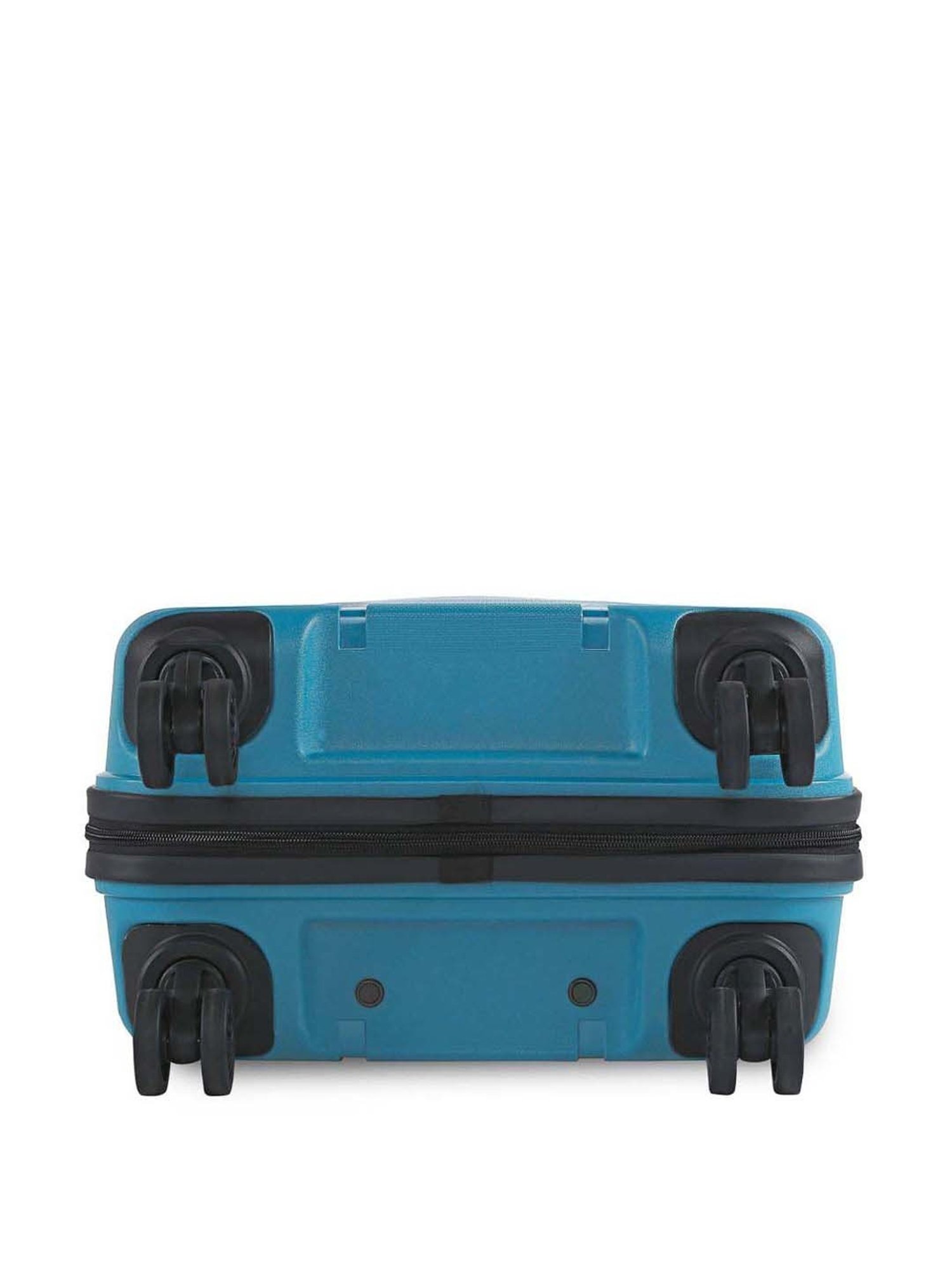 Aristocrat Quest Teal Textured Hard Large Trolley Bag - 45 cm