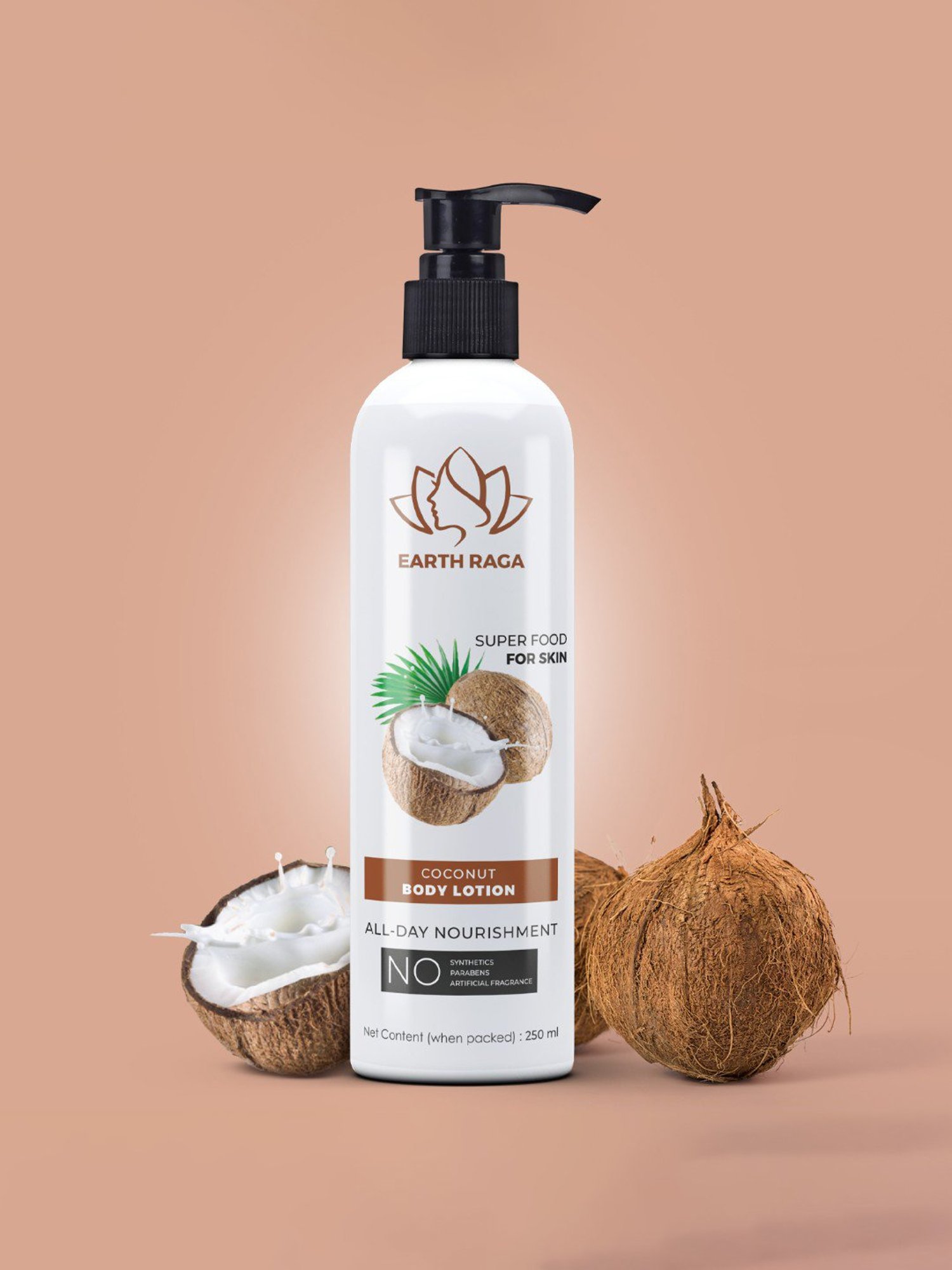 Earthraga Coconut Body Lotion - 250 ml