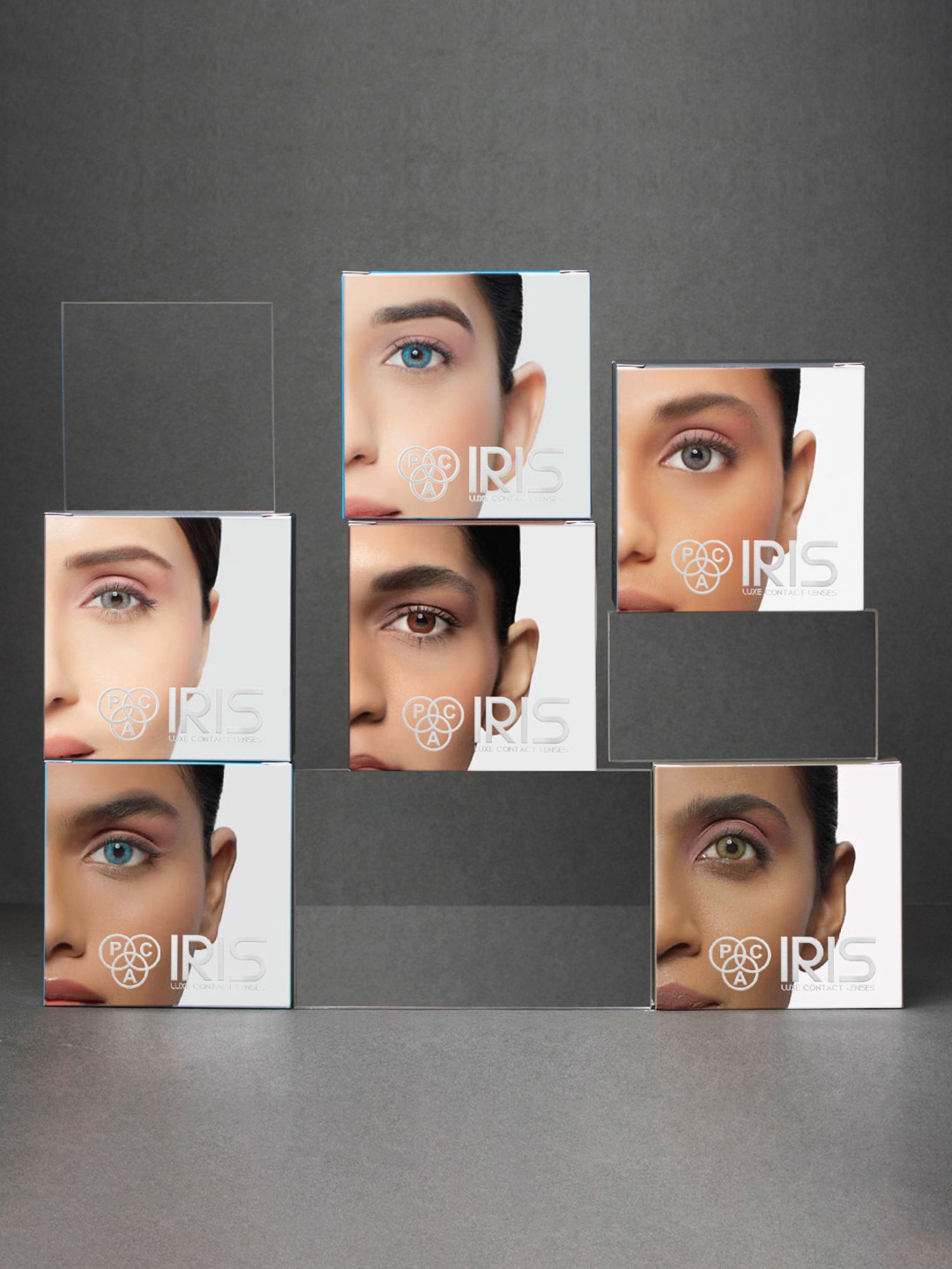 PAC IRIS LUXE One Month Lenses Amber - 1 Pair