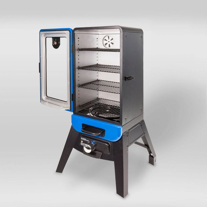 Dyna-Glo Wide Body Vertical Offset Charcoal Smoker Model DGO1890BDC-D