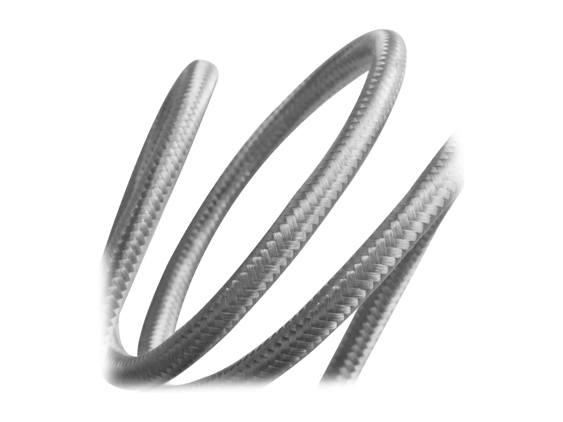 Silverstone CPU05C-500 USB-C to USB TYPE-A Female Cable, 0.5 Meter, Nylon Braided and Aluminum Shell