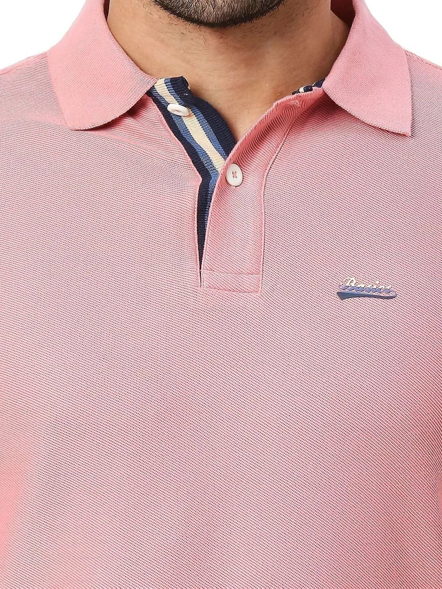 Basics Beige Muscle Fit Polo T-Shirt