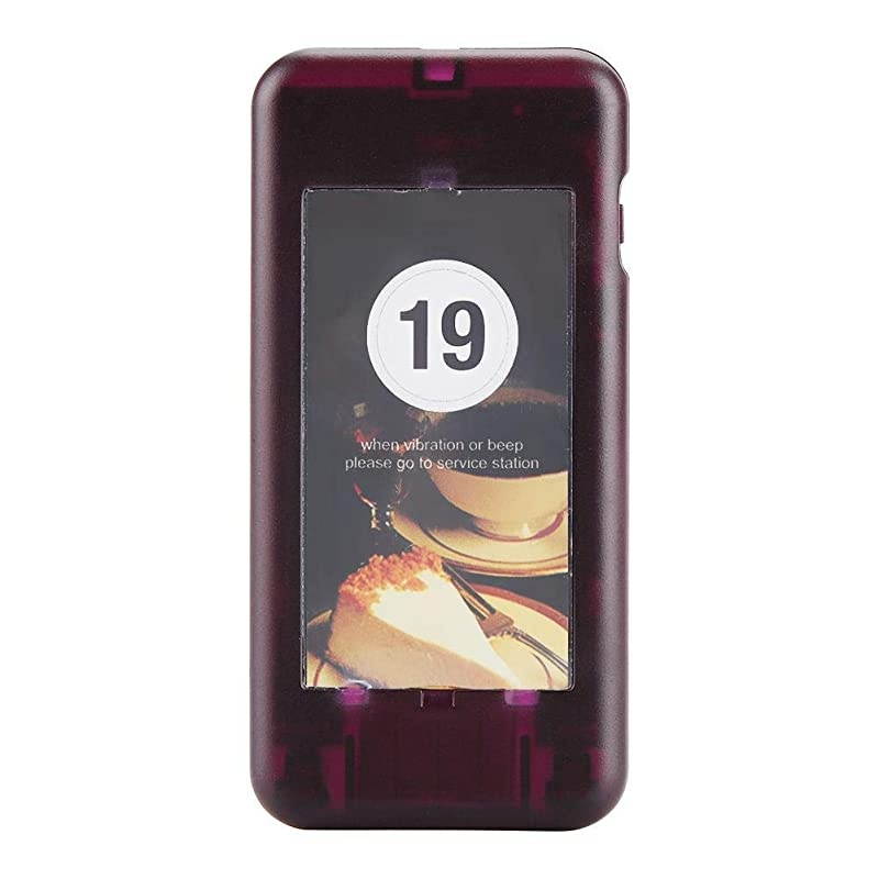 Restaurant Pager System, Wireless Calling System,Long Range Paging System with 20 Pcs Coaster Pagers and 1 Pcs 20-Channel Keypad Wireless Call Button Base for Restaurant Church Shop