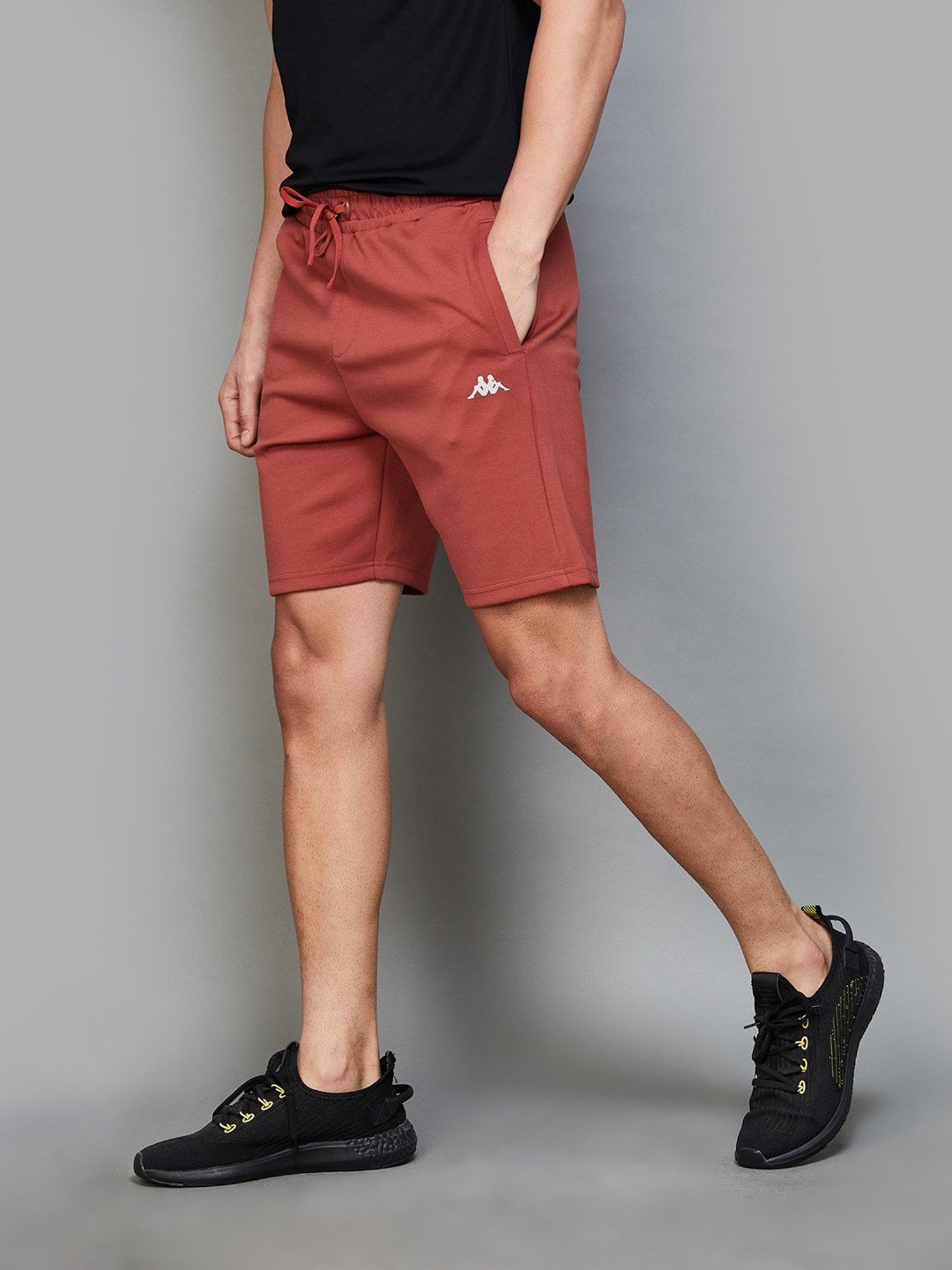 Adidas White Regular Fit Striped Sports Shorts