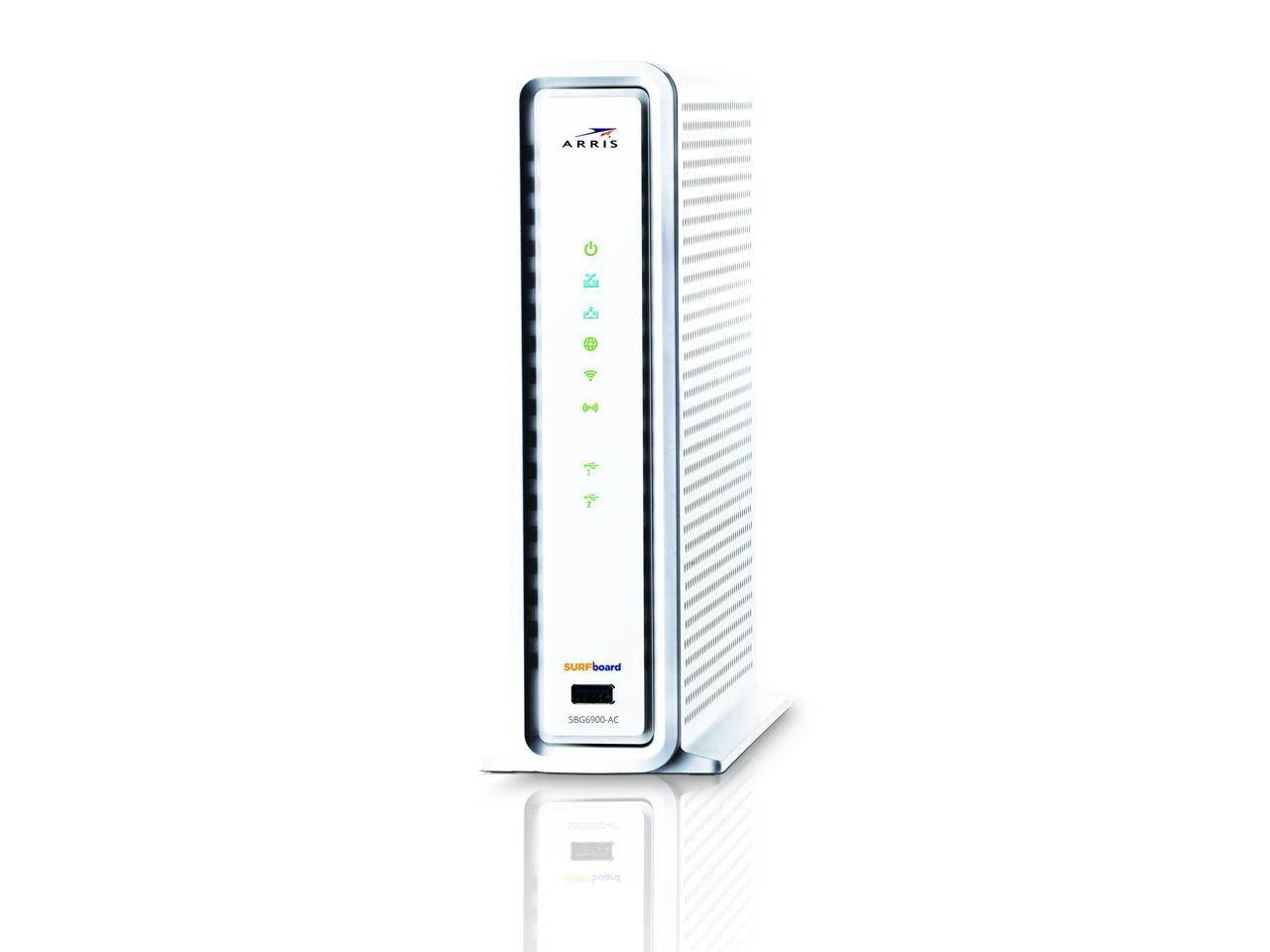 ARRIS SURFboard SBG6900-AC Cable Modem Wifi Router (Extended Warranty)  2.40 GHz / 5 GHz 1900 Mbps Wireless Speed