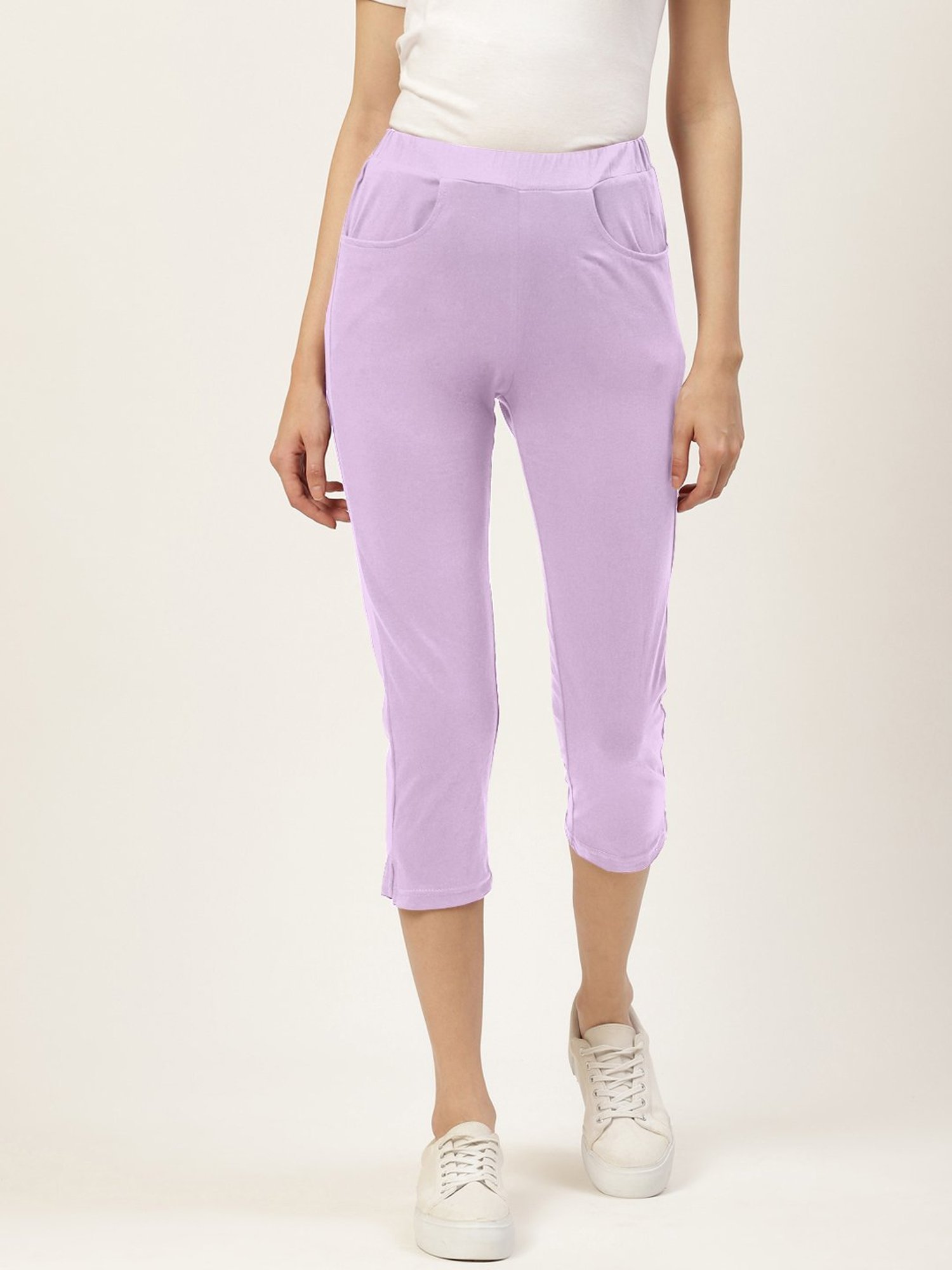BRINNS Lavender Mid Rise Capris