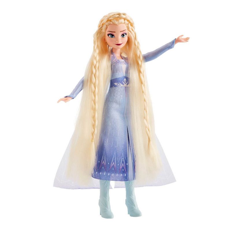 Disney Frozen 2 Sister Styles Elsa Fashion Doll With Extra-Long Hair, Braiding Tool and Hair Clips
