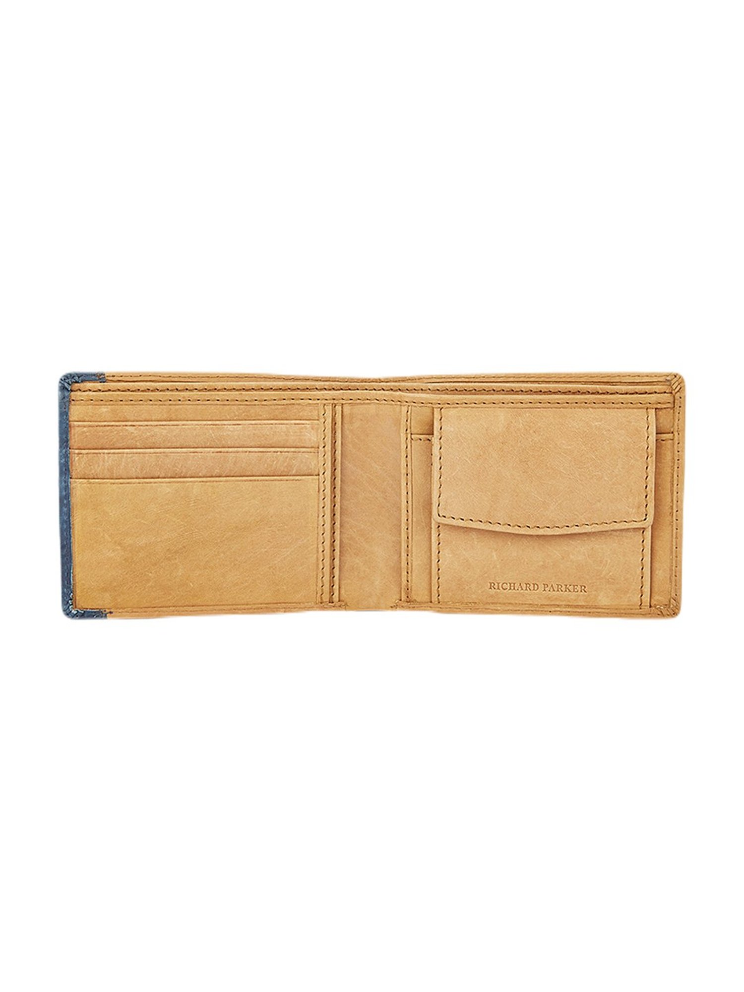 Richard Parker by Pantaloons Tan Small Bi-Fold Wallet for Men
