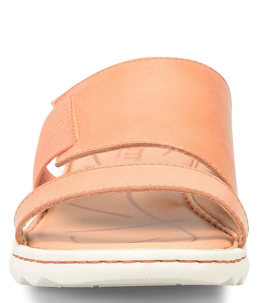 Born Oceana Slide-On Leather Sandals