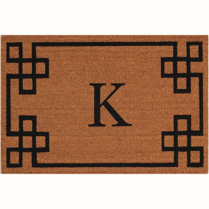 1'6"x2'6" Small Hello Door Mat Black - Threshold™