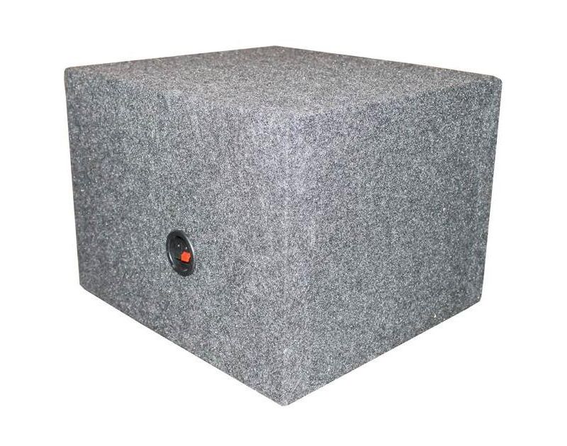 QPower QSBASS10 Single 10" Vented Slot Ported Subwoofer Sub Enclosure Box