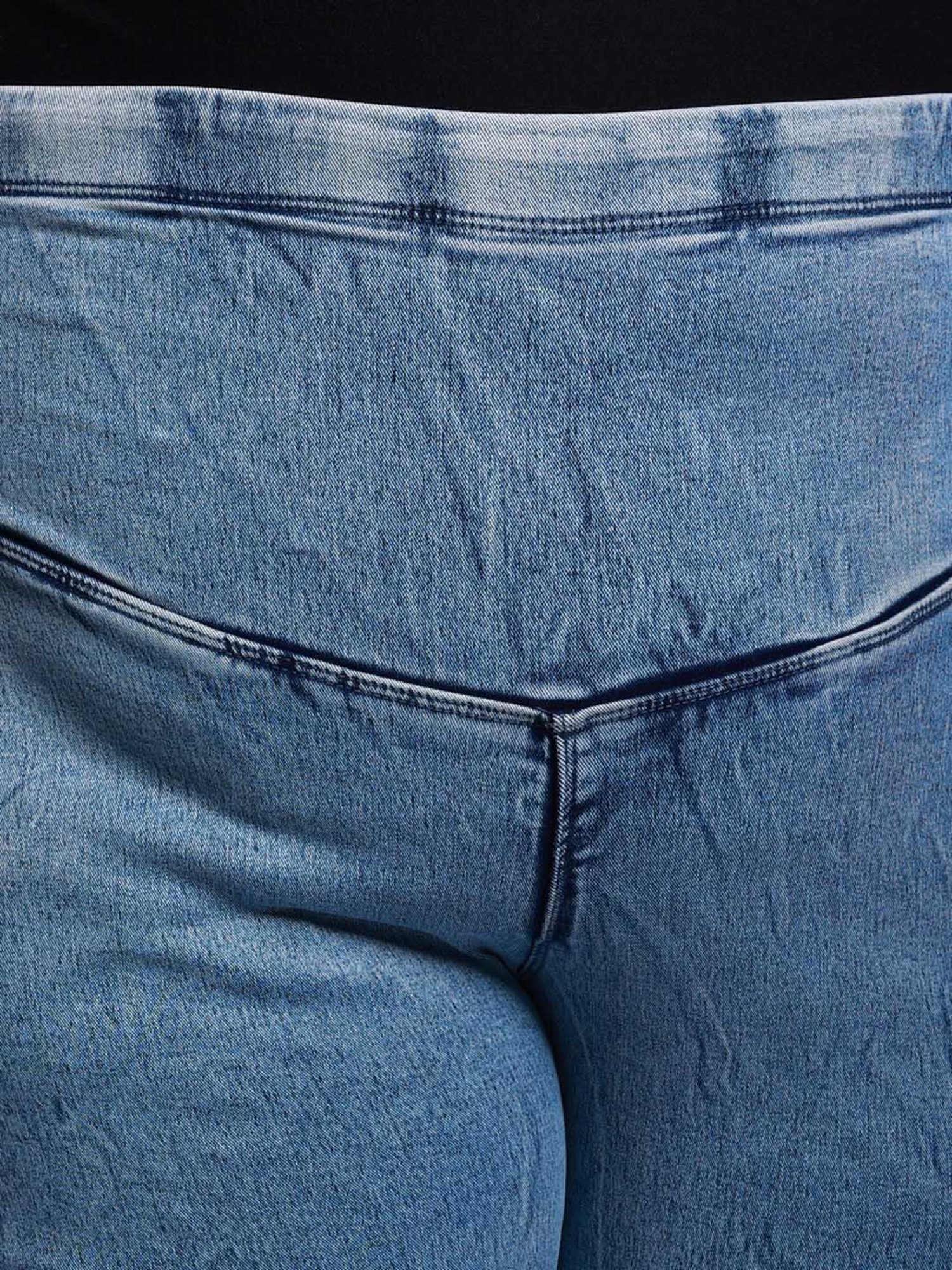 Amydus Blue Flared Fit High Rise Jeans