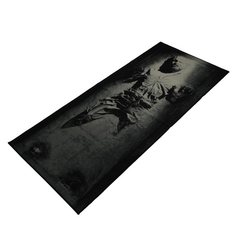 3'x7' Rectangle Loomed Area Rug Black - Ukonic
