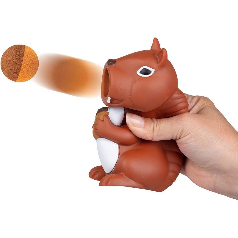 Hog Wild Squirrel Popper Toy, Shoots Foam Balls!
