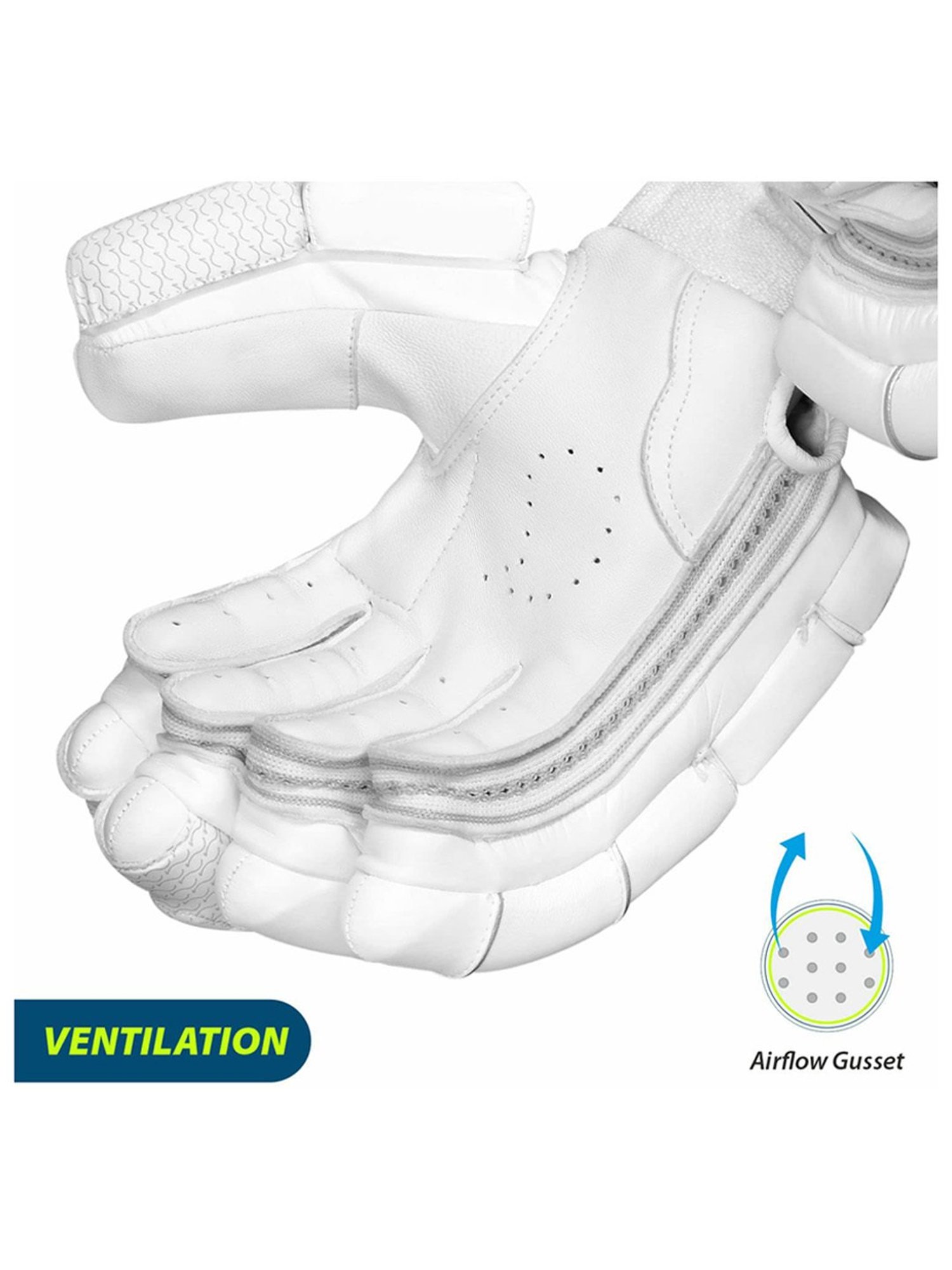 DSC Condor Pro Leather Cricket Batting Gloves Size - Mens