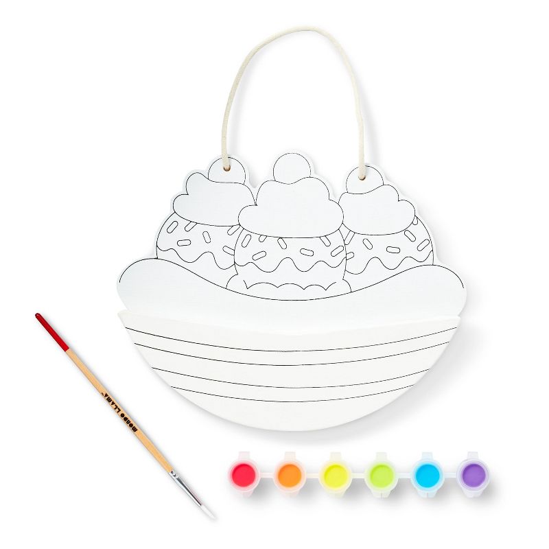 Paint-Your-Own Canvas Banana Split Kit - Mondo Llama™