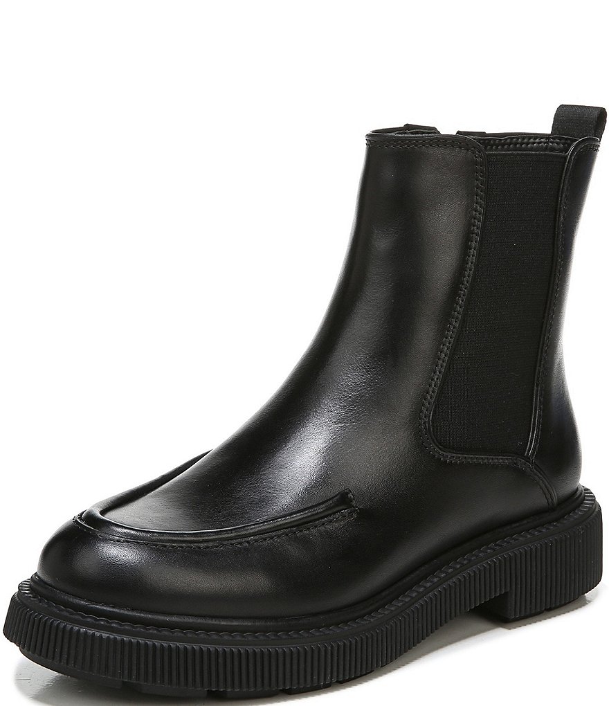 bionica Denali 2 Collection Derinda Waterproof Leather Block Heel Lug Sole Combat Booties