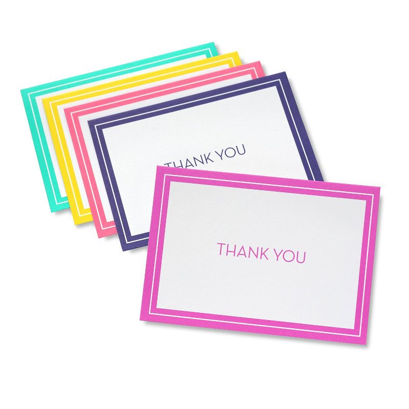 50ct Solid "Thank You" Note Cards