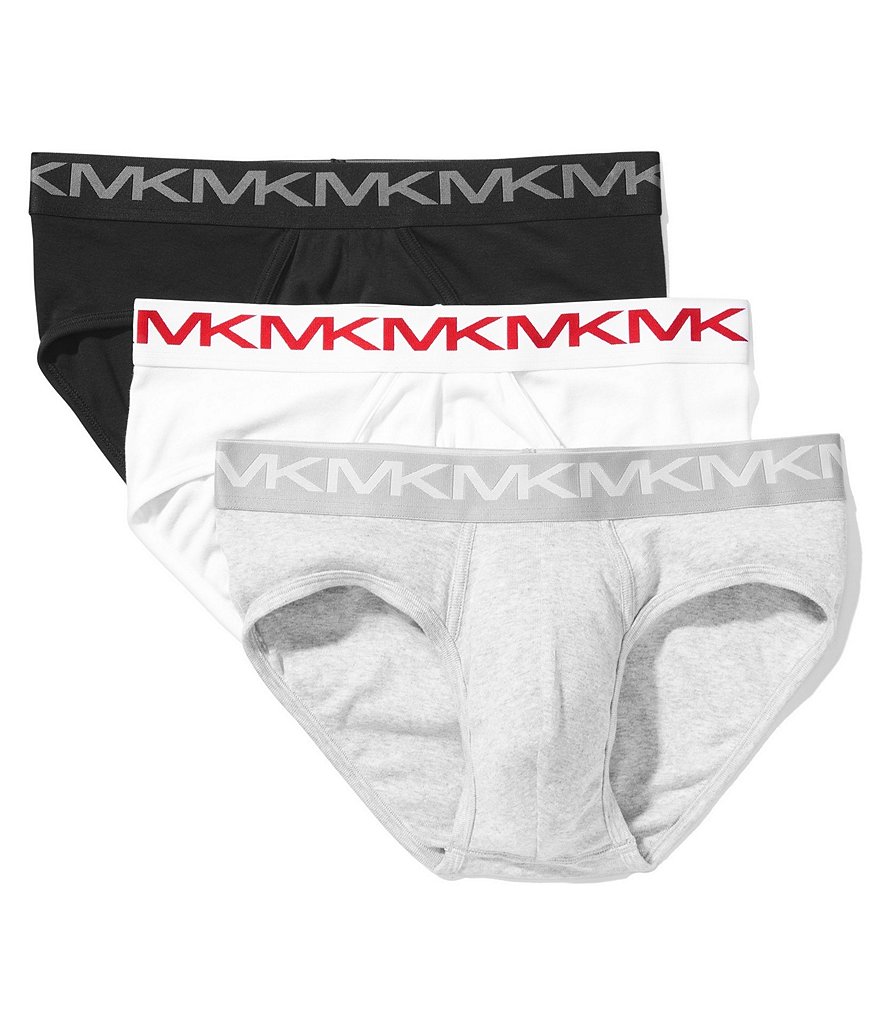 Michael Kors Performance Cotton Low Rise Briefs 3-Pack