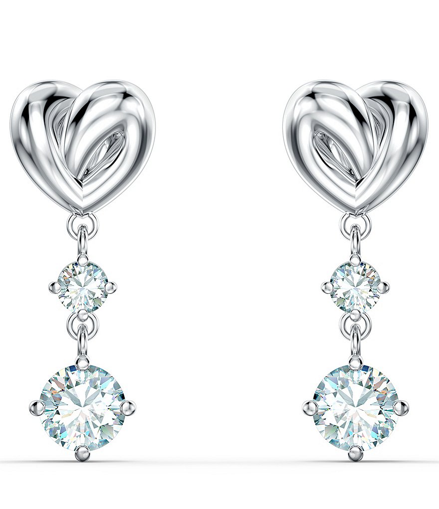 Swarovski Lifelong Heart Pierced Earrings