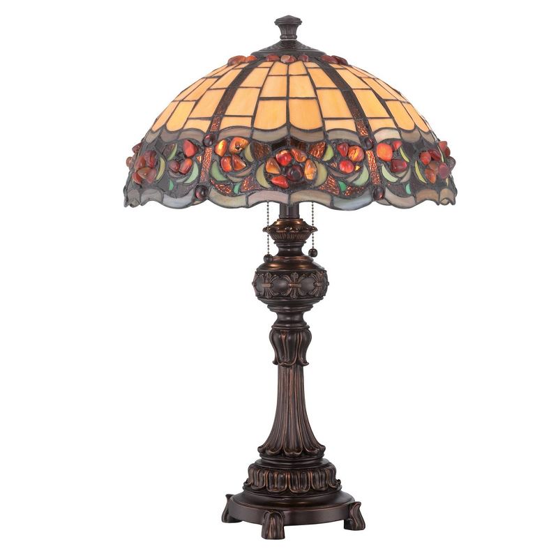 Deana 2 Light Table Lamp  - Dark Bronze