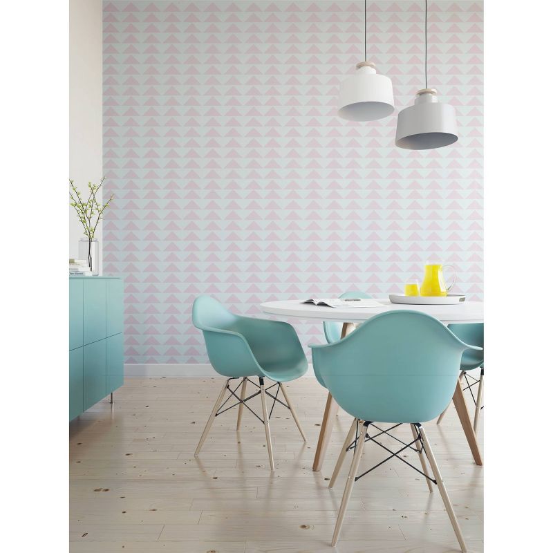 Stencil1 Triangles Aligned Repeating - Wall Stencil 11" x 11"