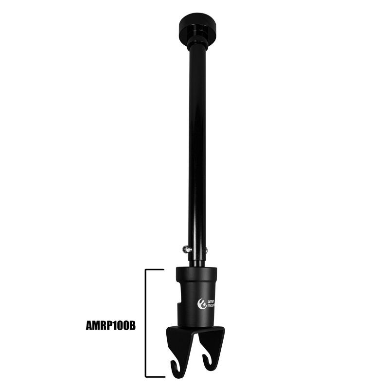Amer Mounts AMREADJ1626B Adjustable Extension Pole Designed for AMRP100 (BLACK) Projector Mount