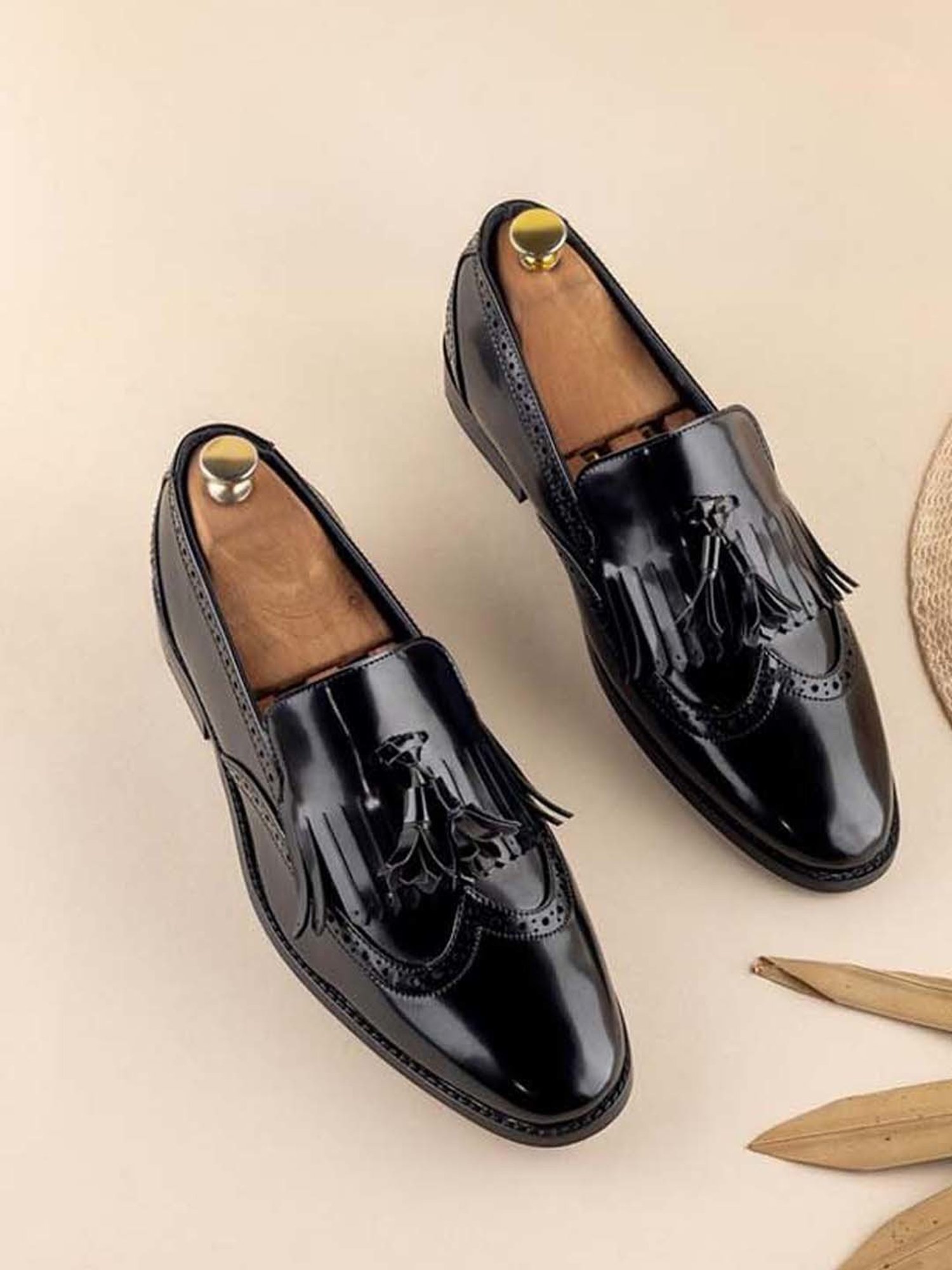 Griffin Men's Black Casual Mocassins