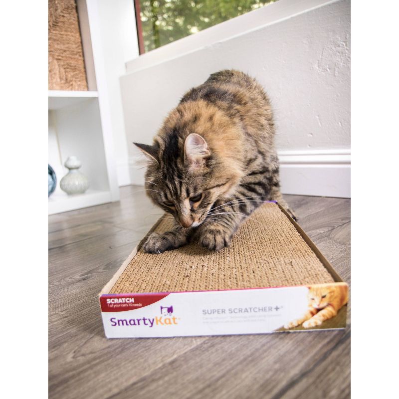 SmartyKat Super Double Wide Corrugate Cat Scratcher - 2pk