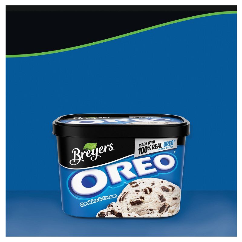 Breyers Blasts Oreo Cookies and Cream Frozen Dairy Dessert - 48oz